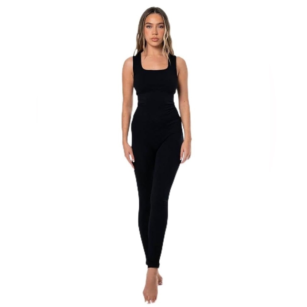 🆕 HEYSHAPE One Piece Tank Top Ribbed Jumpsuit